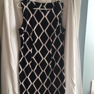 Black and white dress